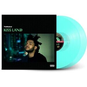 The Weeknd Kiss Land Seaglass Green Vinyl 2 LP 2018 XO Record B0028783-01 Weeknd